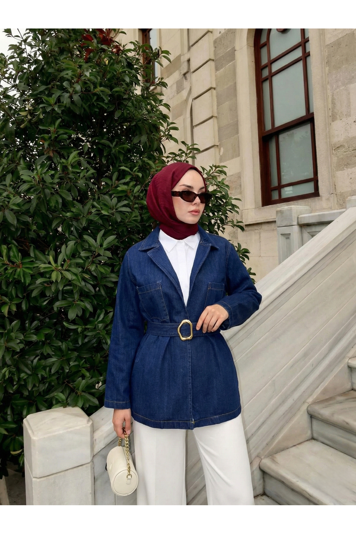 CKT01787-LCV Cep Detay Kot Ceket-Lacivert