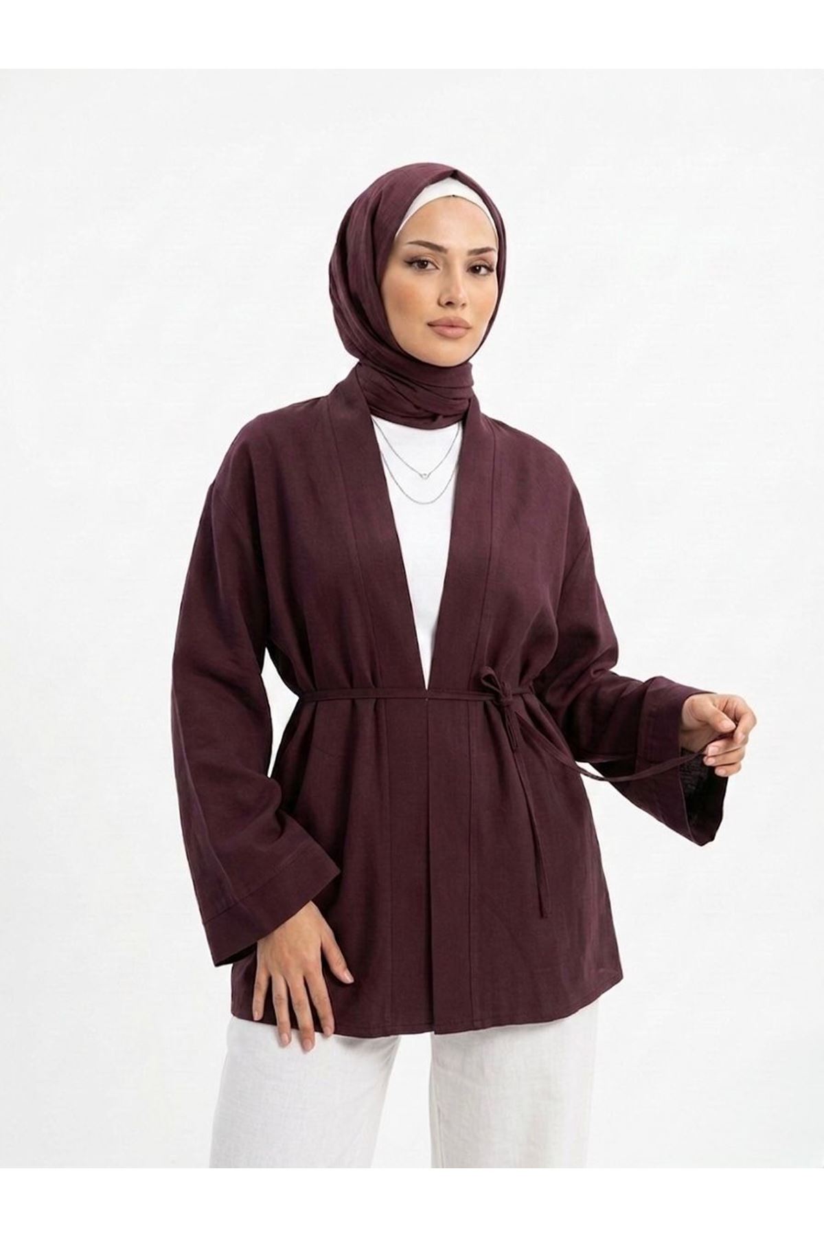 HIR02443-BRD Tansel Hırka-Bordo