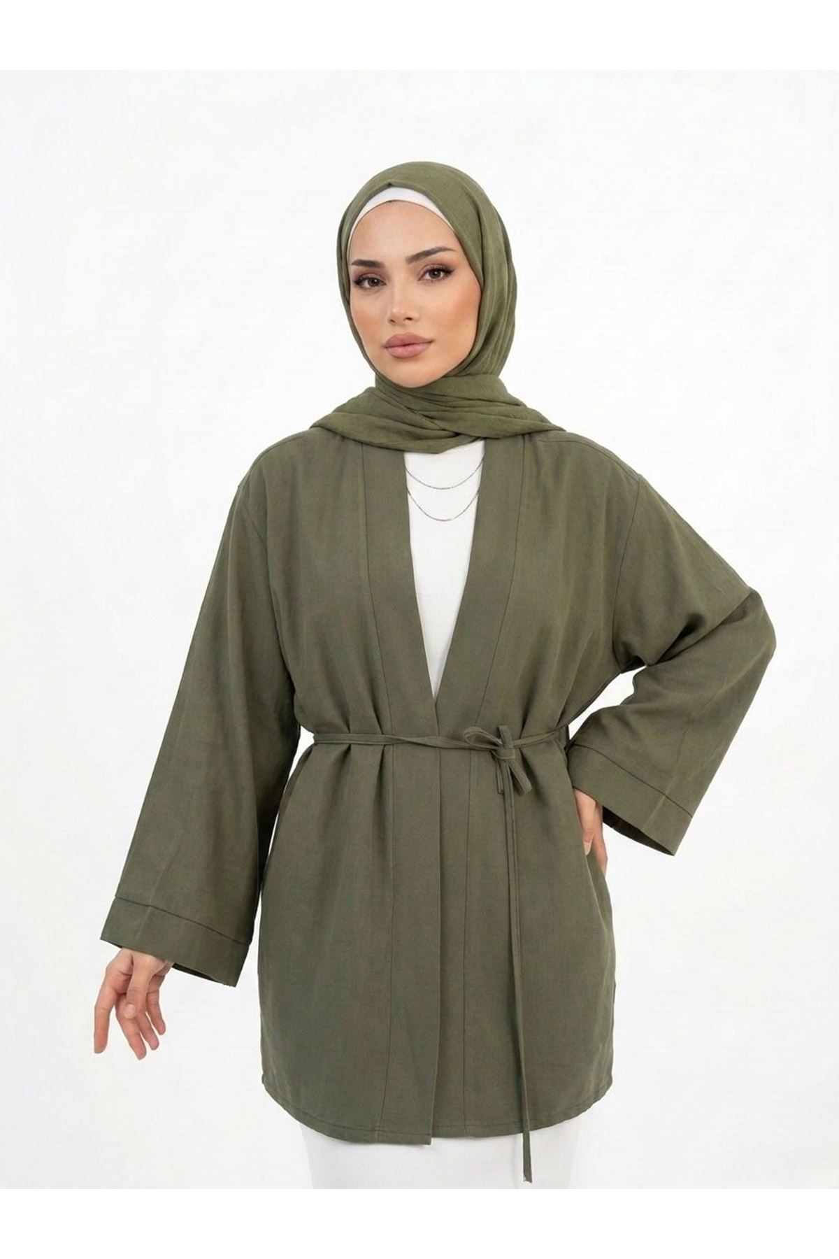 HIR02443-HKİ Tansel Hırka-Haki