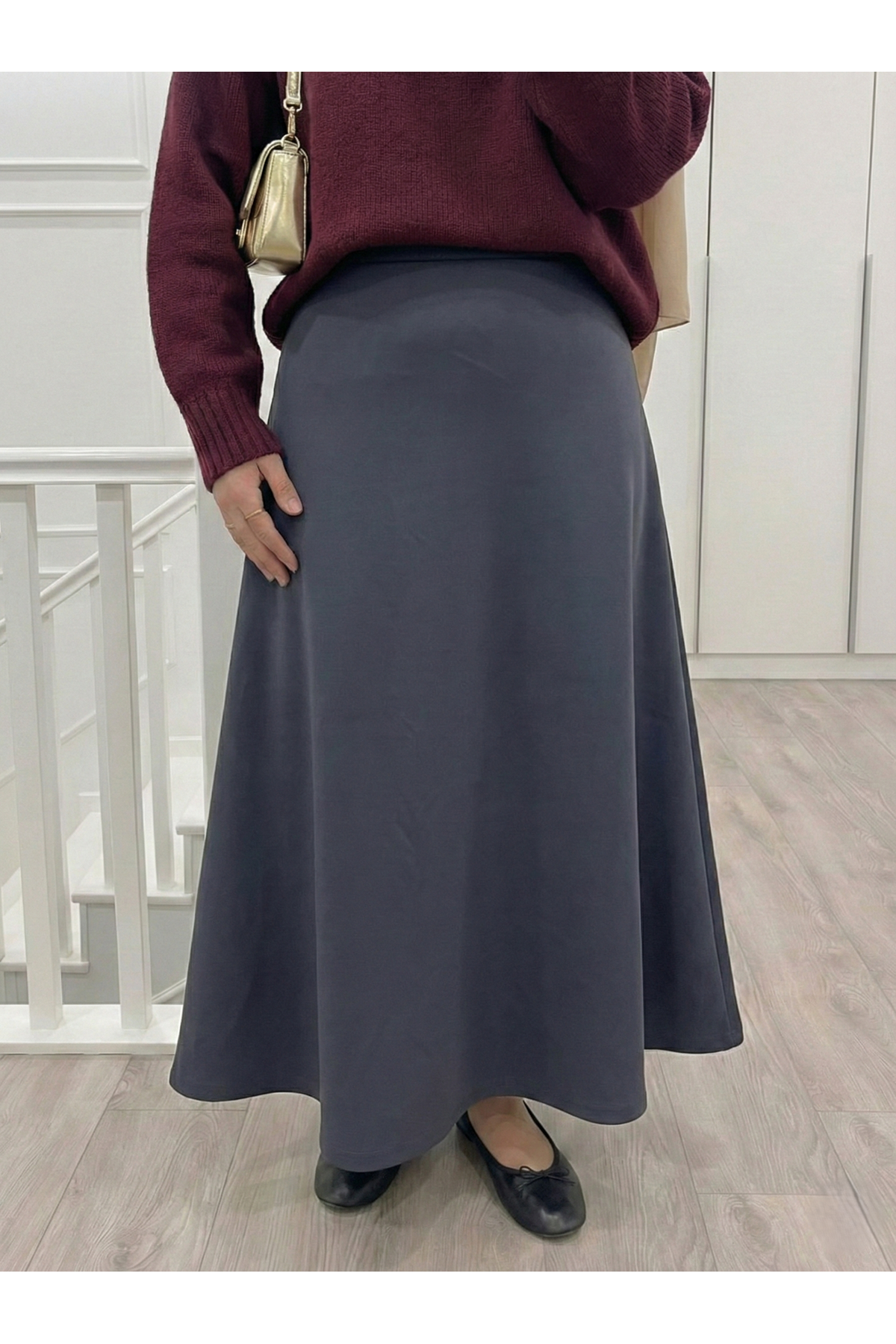 MOE03044-ANT Scuba Verev Etek-Antrasit