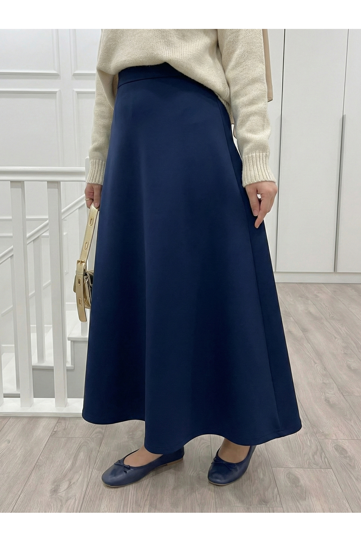 MOE03044-LCV Scuba Verev Etek-Lacivert