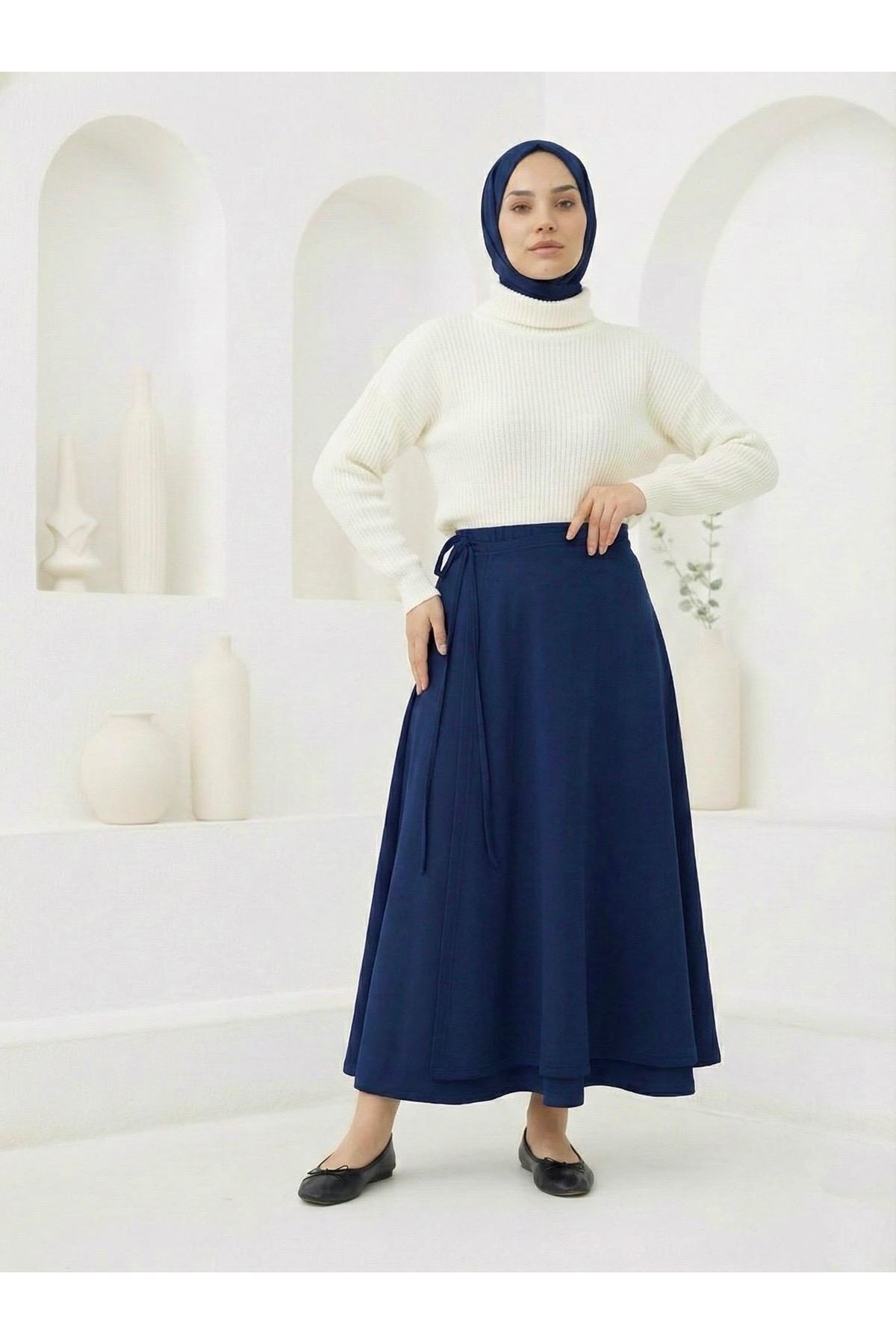 MOE03047-LCV Ön Kapak Detay Scuba Etek-Lacivert