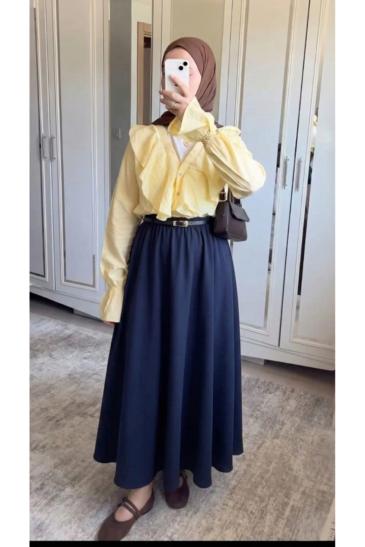 MOE03056-LCV Kemer Detay Soft Etek-Lacivert