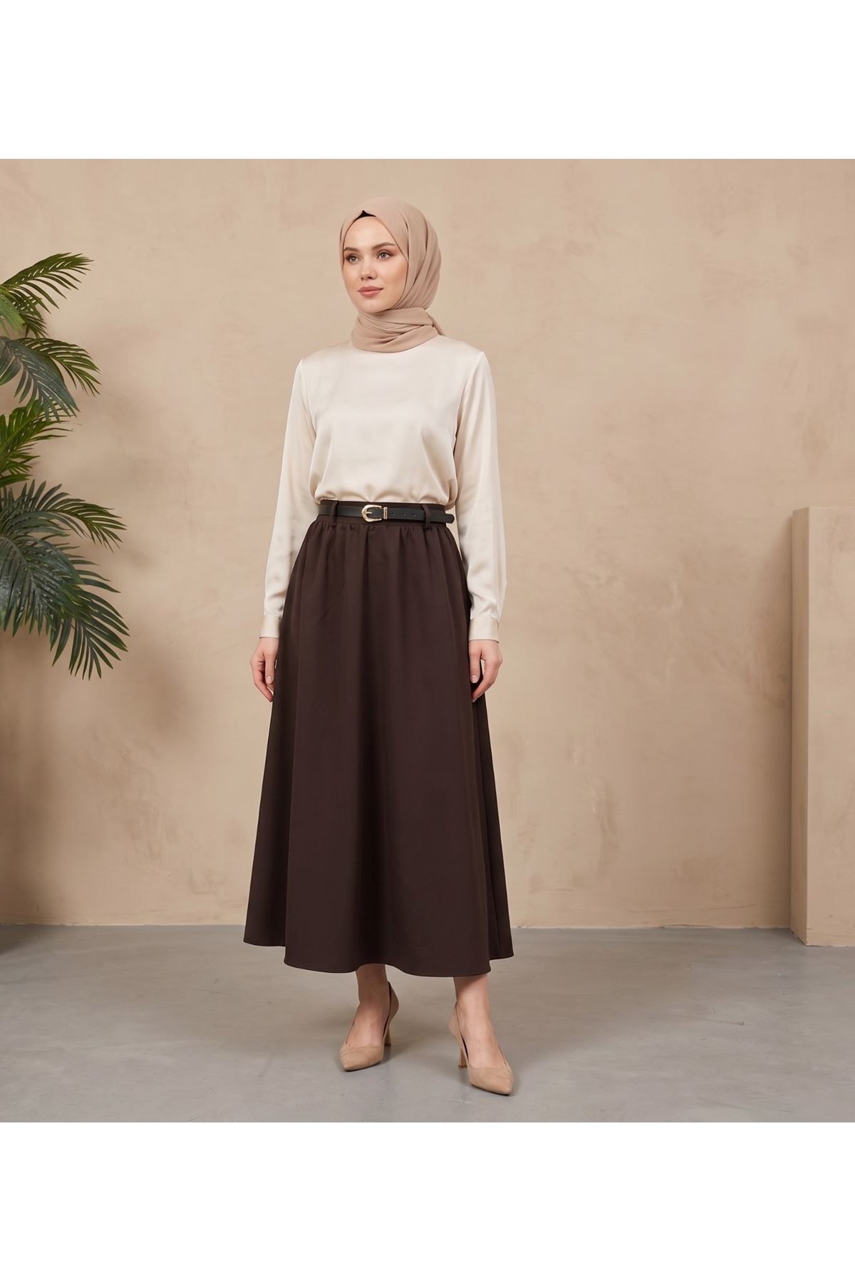 MOE03050-KHV Kemer Detay  Etek-Kahve