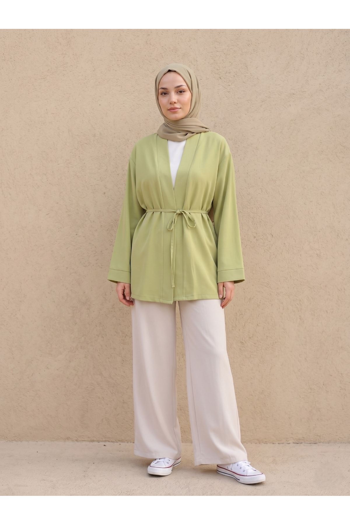 HIR02443-69 Tansel Hırka-YAĞ YEŞİLİ