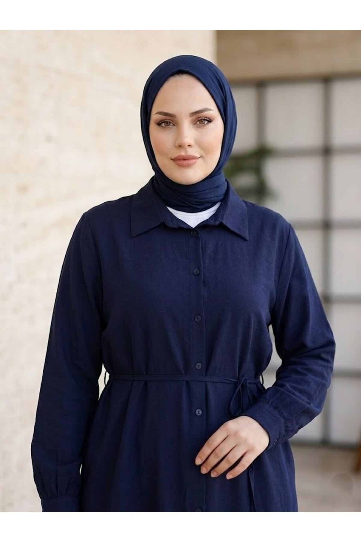 TUN05970-LCV Oversize Tunik-Lacivert