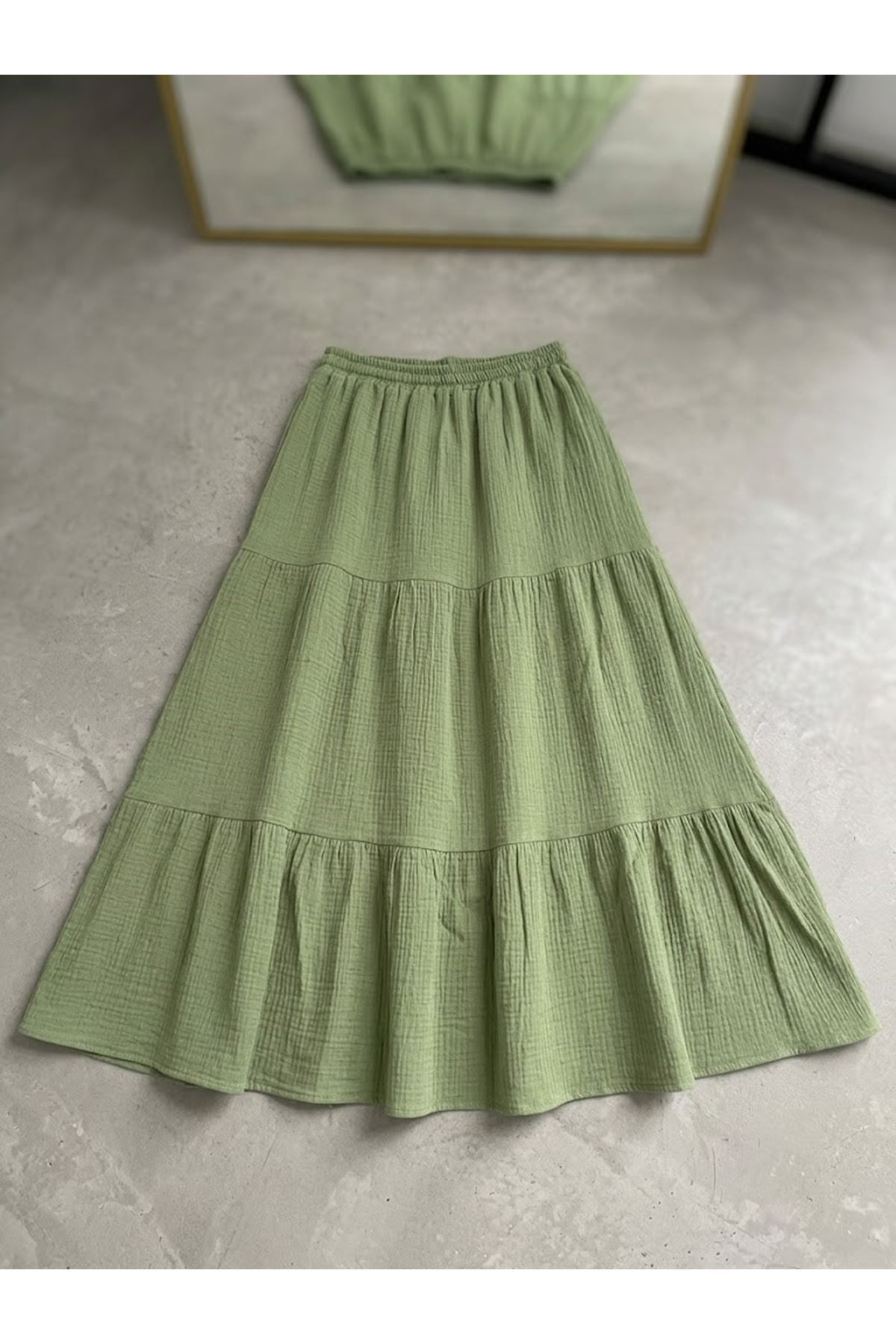MOE03064-MNT Etek Üç Katlı-Mint