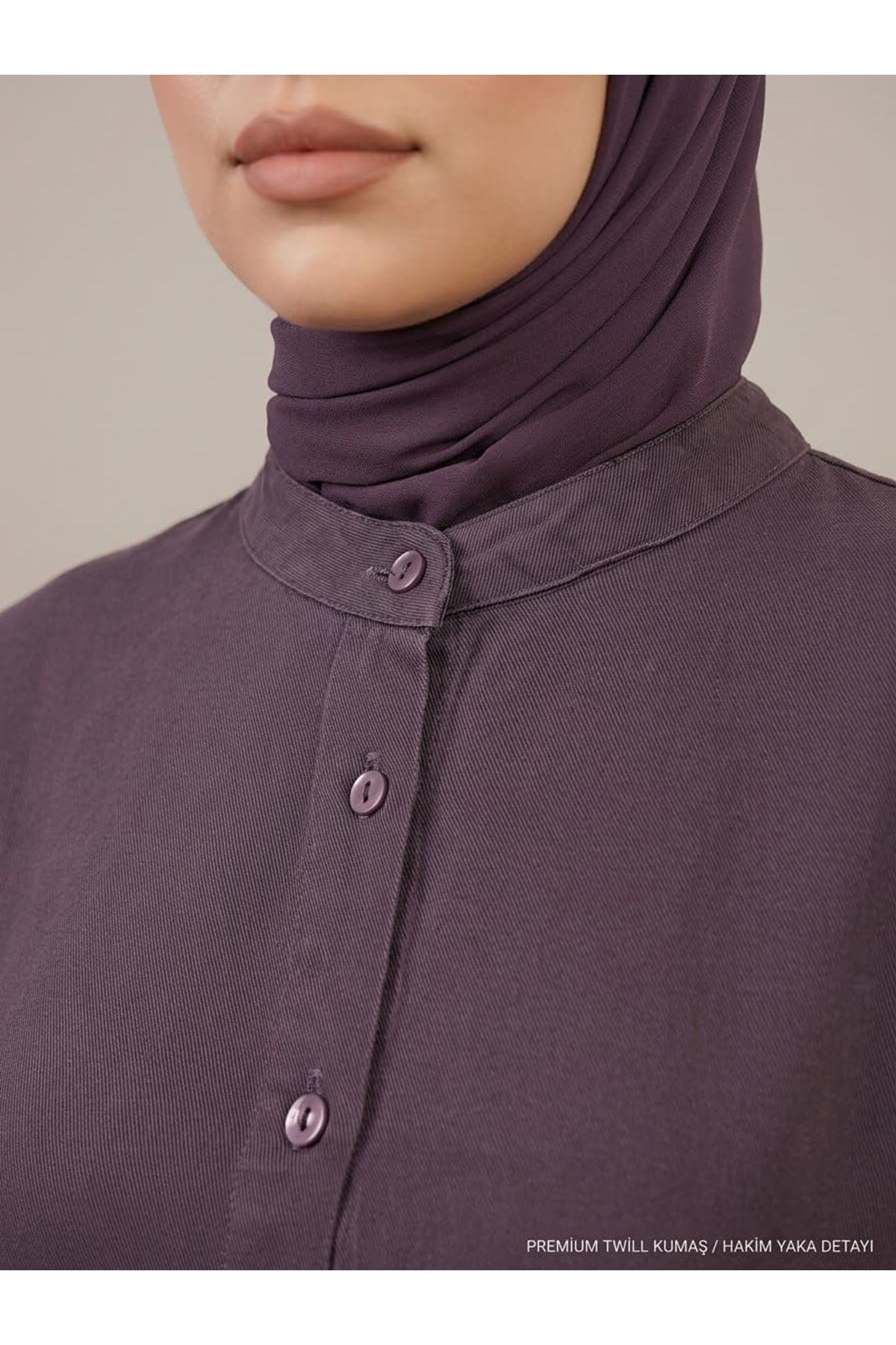 PİT00554-BRD Hakim Yaka Pantolonlu Takım-Bordo