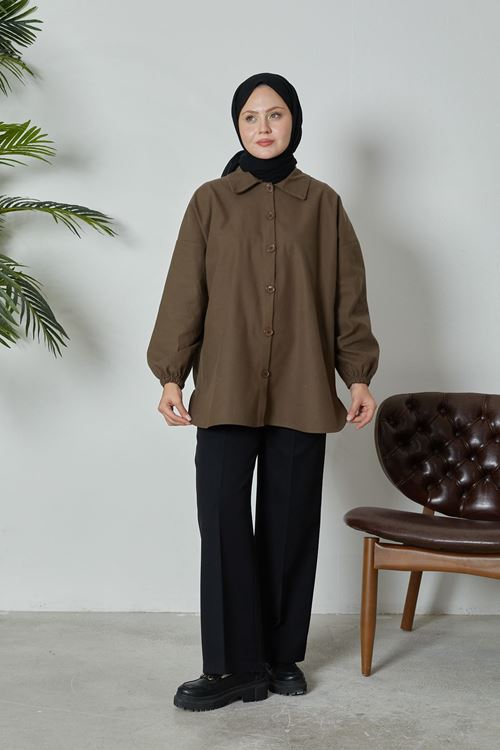 PNT00018-01 Retro Palazzo Pantolon-Siyah