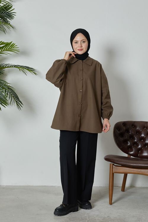 PNT00018-01 Retro Palazzo Pantolon-Siyah