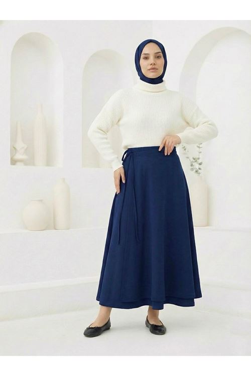 MOE03047-LCV Ön Kapak Detay Scuba Etek-Lacivert