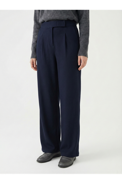 PNT01555-LCV Cırt Bantlı Pantolon-Lacivert