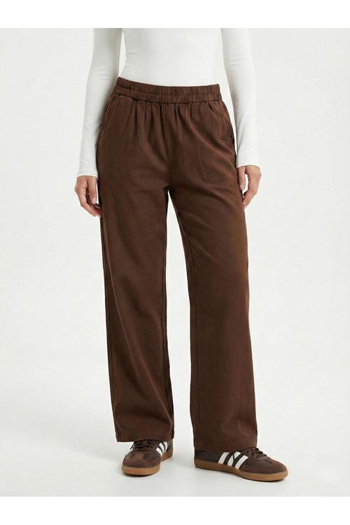 PNT01562-KHV Cep Detay Pantolon-Kahve