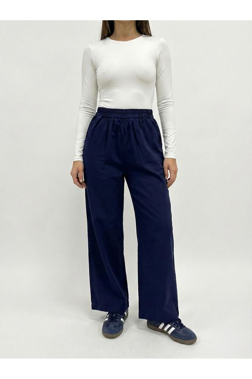 PNT01562-LCV Cep Detay Pantolon-Lacivert