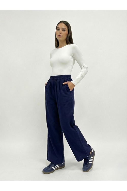 PNT01562-LCV Cep Detay Pantolon-Lacivert