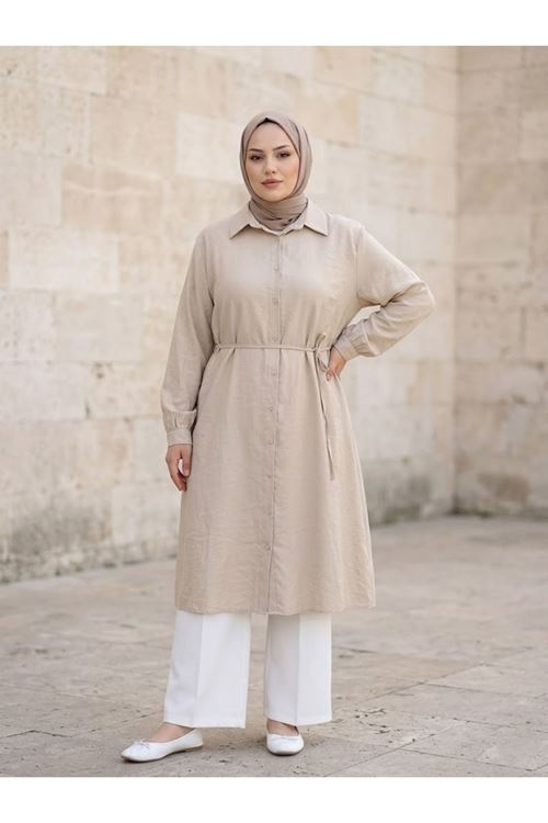 TUN05970-TAŞ Oversize Tunik-Taş