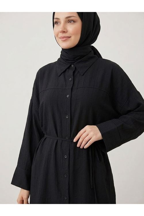 PİT00517-SYH Roba Detay Pantolonlu Çilek Takım-Siyah