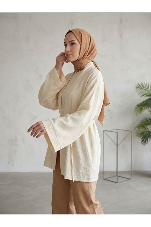 HIR02444-TAŞ Çilek Hırka-Taş