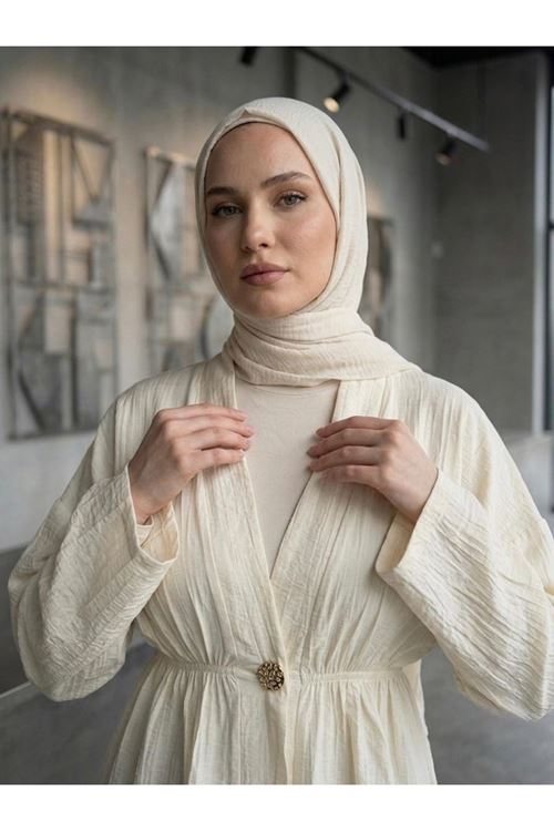 HIR02446-TAŞ Düğme Detay Çilek Hırka-Taş