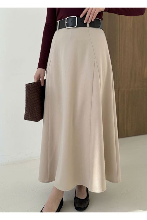 MOE03049-TAŞ Kelebek Detaylı Dabıl Etek-Taş