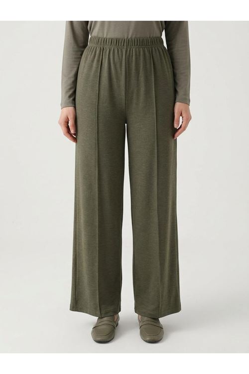 PNT01581-HKİ Çımalı Pike Pantolon-Haki