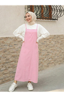 ELB04080-PMB Toka Detay Keten Jile-Pembe