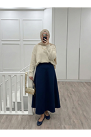 MOE03044-LCV Scuba Verev Etek-Lacivert