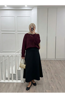 MOE03044-SYH Scuba Verev Etek-Siyah