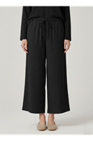 PNT01540-SYH Cepli İp Detay Pantolon-Siyah