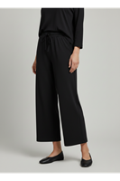 PNT01542-SYH Cepli İp Detay Pantolon-Siyah