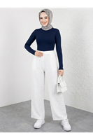 PNT01544-EKR Çilek Pantolon-Ekru