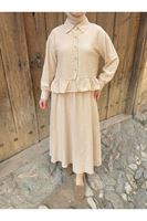 EİT00108-TAŞ Büzgü Detay Etekli Takım-Taş