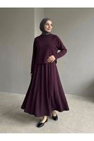 EİT00105-BRD Pike Etekli Takım-Bordo