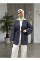 HIR02444-ANT Çilek Hırka-Antrasit
