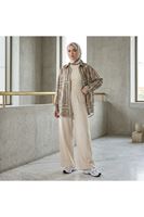 PNT01569-TAŞ Pantolon Bol Paça-Taş