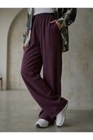 PNT01572-BRD Cepli Yıkamalı Pantolon-Bordo