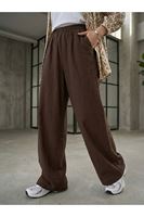 PNT01572-KHV Cepli Yıkamalı Pantolon-Kahve