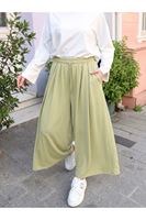 PNT01579-MNT Pileli Oysho Pantolon-Mint