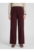 PNT01581-BRD Çımalı Pike Pantolon-Bordo