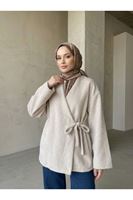 CKT01803-BEJ Biye Detay Golden Fox Ceket-Bej