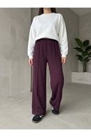 PNT01583-BRD Çımalı Oysh Pantolon-Bordo